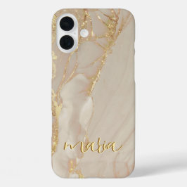 Alcohol Ink Chic Monogrammed Case- Mate iPhone iPhone 16 Plusケース