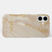 Alcohol Ink Chic Monogrammed Case- Mate iPhone Case-Mate iPhoneケース (裏面 (横))