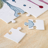 Alcohol Ink Colorful Lion ジグソーパズル (側面)