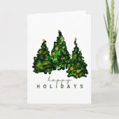 Alcohol Ink Design Holiday Greeting Cards  カード (正面)