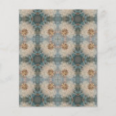 Alcohol Ink Floral Scrapbook Craft Paper (正面)