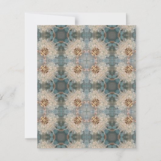 Alcohol Ink Kaleidoscope Floral Craft Paper (裏面)