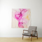 Alcohol ink sea texture. Contemporary art. Spots o タペストリー (インサイチュ(横))