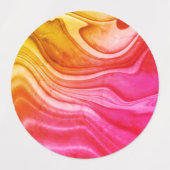 Alcohol Ink Set Aurora Digital Paper-40817 ラベル (デザイン2)