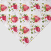 Alcohol Ink Style Strawberry Blossoms and Berries  薄葉紙 (詳細)