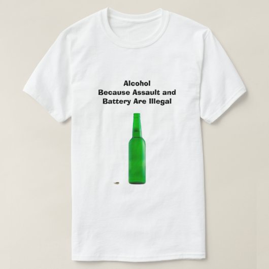 Alcohol T-Shirt Tシャツ (デザイン正面)