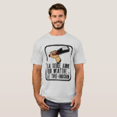 alcool humour apero citation bouteille vin main ti tシャツ (正面フル)
