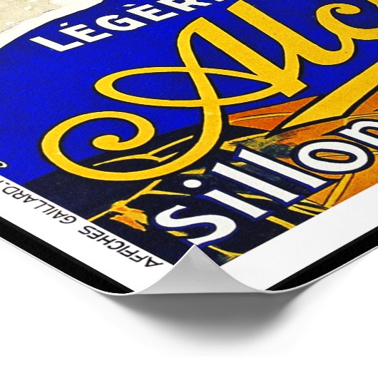 Alcyon Cycles - フランスのヴィンテージ自転車芸術 ポスター (角)