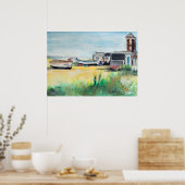 Aldeburgh boats on the Beach ポスター (キッチン)