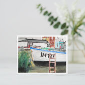 Aldeburgh, Suffolk Landscape – Coastal Art ポストカード (スタンド正面)