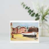 Aldeburgh, Suffolk Landscape – Coastal Art ポストカード (スタンド正面)