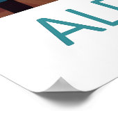 Aldeburgh Vintage Travel Poster Ski National Park ポスター (角)