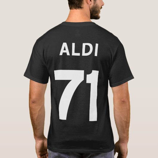 ALDI Tシャツ (裏面)