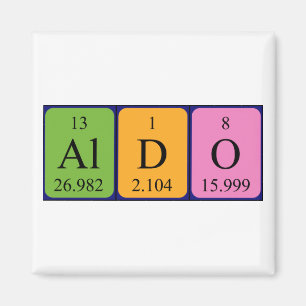 Aldo周期表名磁石 マグネット