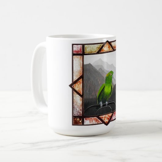 Aldo My Amazon Parrot コーヒーマグカップ (正面左)