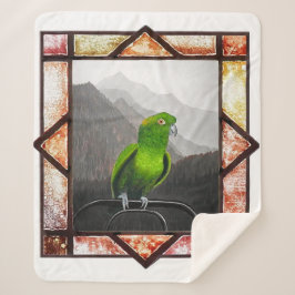 Aldo My Amazon Parrot シェルパブランケット