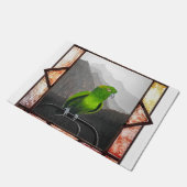 Aldo My Amazon Parrot ドアマット (アングル)