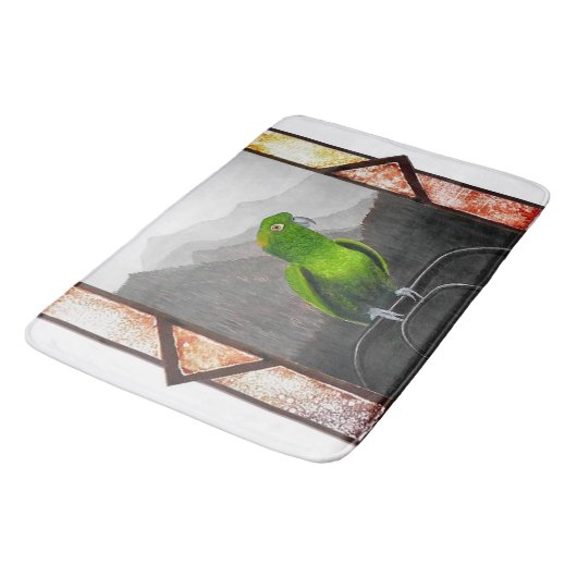 Aldo My Amazon Parrot バスマット (アングル)