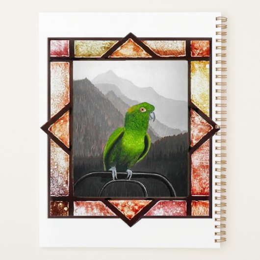 Aldo My Amazon Parrot プランナー手帳 (裏面)