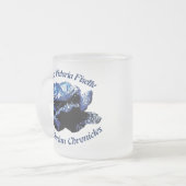 Aldurianのバラの曇らされたガラスのマグ フロストグラスマグカップ (正面左)