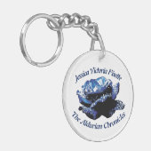 Aldurianのバラ両面のKeychain キーホルダー (正面左)