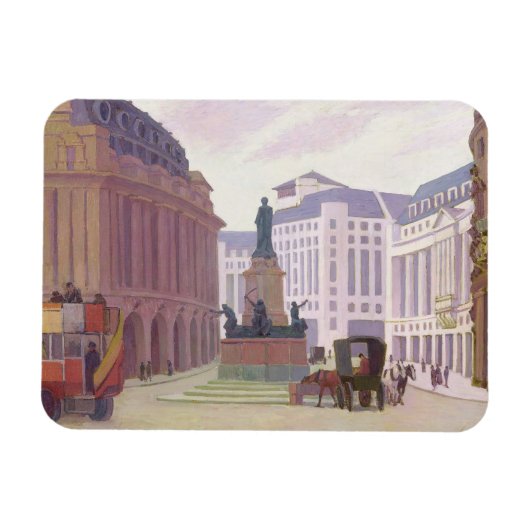 Aldwych (キャンバス上の油) マグネット (横)