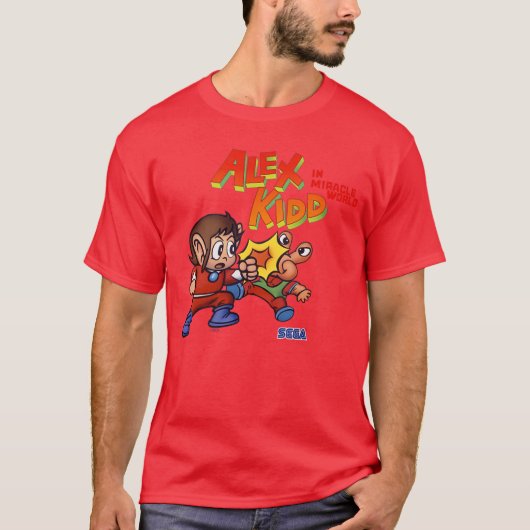 Ale Kidd fight SEGA Master System video game gift Tシャツ (正面)
