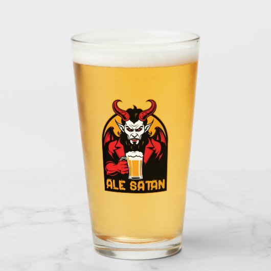 Ale Satan – ビールを飲む タンブラーグラス (ドリンク正面)