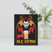 Ale Satan – ビールを飲む ポストカード (スタンド正面)