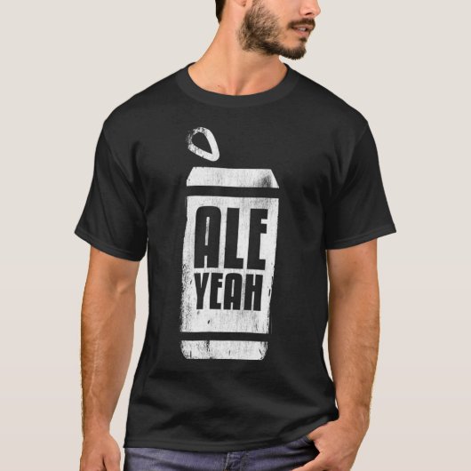 Ale Yeah - Beer おもしろい Drink Shirt Tシャツ (正面)