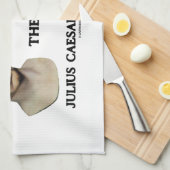 Alea Iacta米国東部標準時刻はダイス投げられたシーザーです キッチンタオル (四つ折り)