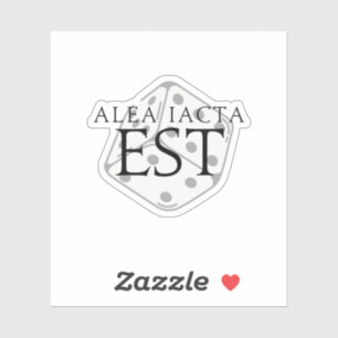 Alea Iacta Est (ダイはキャストされている)ステッカー シール