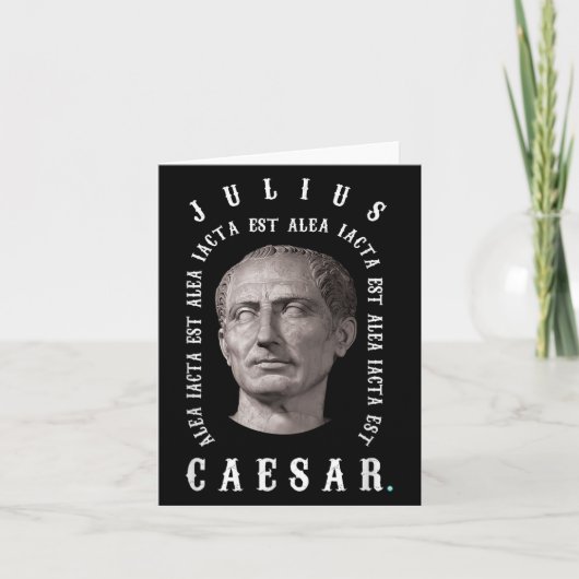 Alea Iacta Est – ダイはラテンのジュリアスCaesキャスト カード (正面)