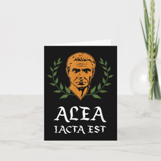 Alea Iacta Est – ダイはラテンのジュリアスCaesキャスト カード (正面)