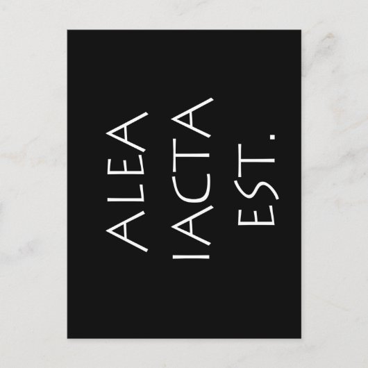 alea iacta est ポストカード (正面)