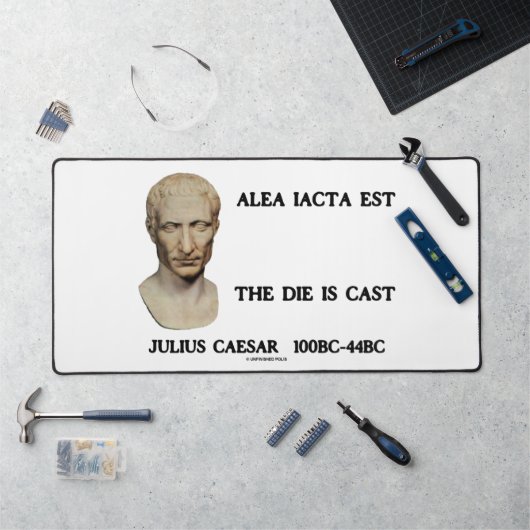 Alea Iacta Est The Die Is Cast Julius Caesar Qte デスクマット (ワークステーション)