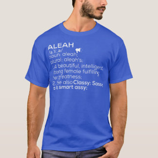 Aleah名Aleah定義Aleah女性名Alea Tシャツ