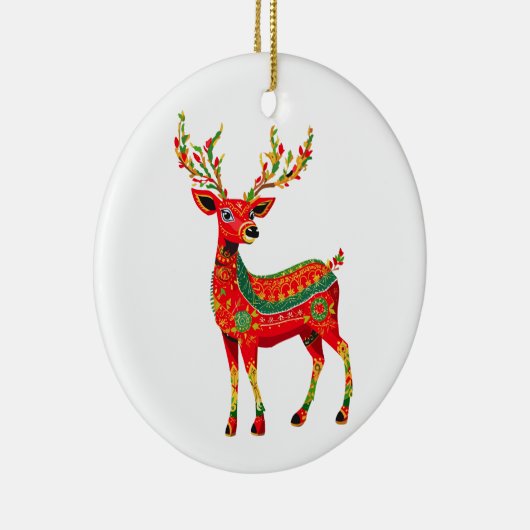 Alebrijesフォークアートインディアカスタマイズ セラミックオーナメント (右)