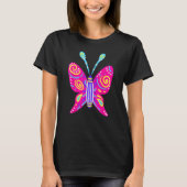Alebrijes Fantasy Figure Animal Sculpture Butterfl Tシャツ (正面)