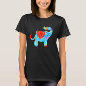 Alebrijes Fantasy Figure Animal Sculpture Elephant Tシャツ (正面)