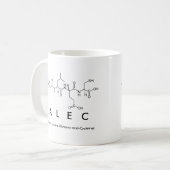 Alecのペプチッド名前のマグ コーヒーマグカップ (正面左)