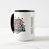 Aledoの闘士2018の州のチャンピオン"盾" - 15oz。 マグ (正面左)