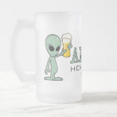 ALEiensの霜の降りたなマグ- 16oz フロストグラスビールジョッキ (左)