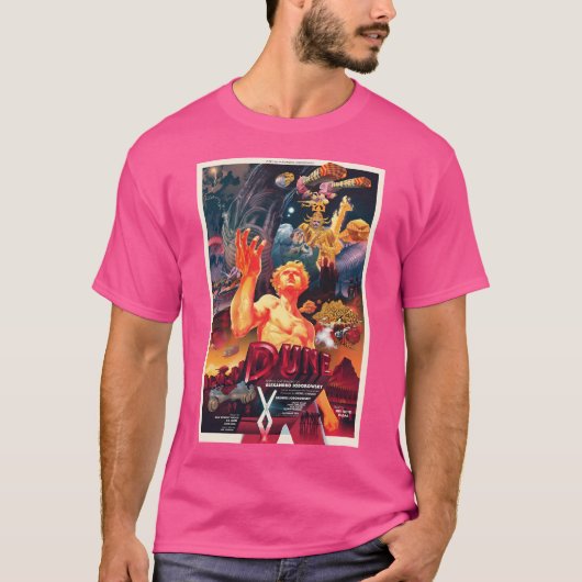 Alejandro Jodorowsky Dune -ヴィンテージ映画 Tシャツ (正面)
