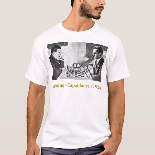 alekhine-capablanca tシャツ (正面)