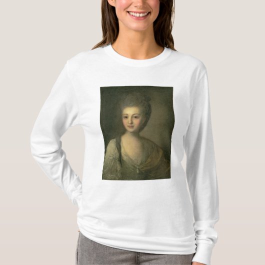 Aleksandra P. Struyskaya 1772年のポートレート Tシャツ (正面)