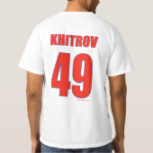 Aleksey KhitrovのホッケーのTシャツ Tシャツ (裏面)