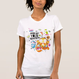 Aleloopのあなたの幸せなワイシャツを引き出して下さい Tシャツ