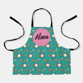 Alena apron with decorative patern エプロン (正面)