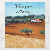 Alentejo in Portugal site ワインラベル (シングルラベル)